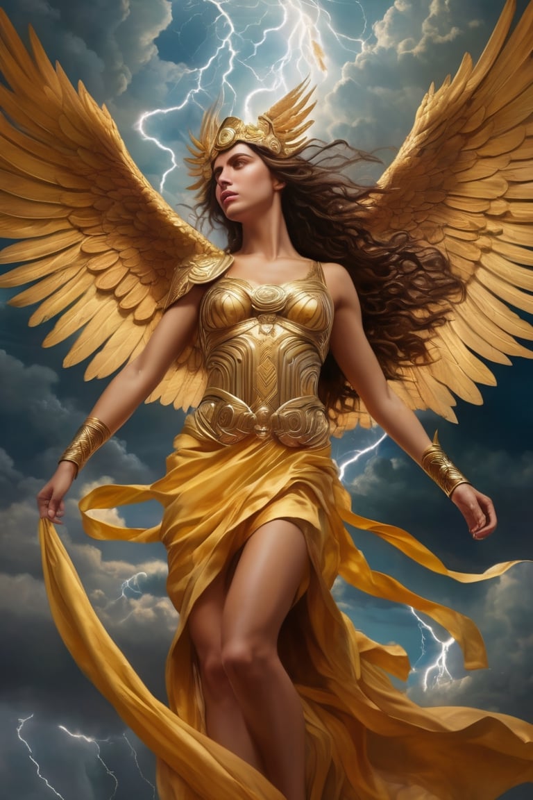 (masterpiece), (extremely intricate), fantasy, ((hyper realistic, 4K, Ancient Greek Mythology),

(Full body daring image of Mnemosyne with a thunderstorm and white clouds background with an image of Zeus together as lovers, in Greek mythology, the goddess of memory by Anne Stokes, cgsociety, fantasy art, tarot card, wiccan, detailed painting.

(((colorful ancient Greek mythology clothing, intricate details on clothing))), (perfect composition:1.4), aspect ratio 1:1, beach, deviantart hd, artstation hd, concept art, detailed face and body, award-winning photography, margins, detailed face, professional oil painting by Ed Blinkey, Atey Ghailan, Jeremy Mann, Greg
