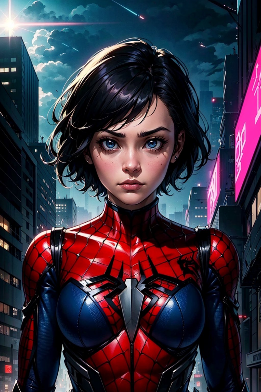 1girl,  asian girl,  peni parker by Keith on Tensor.Art