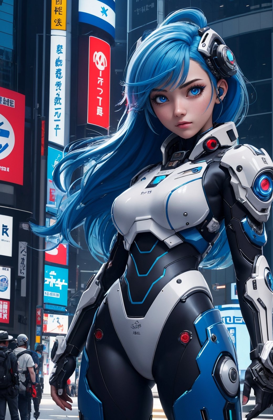 1girl,  cyberpunk,  futuristic by Keith on Tensor.Art