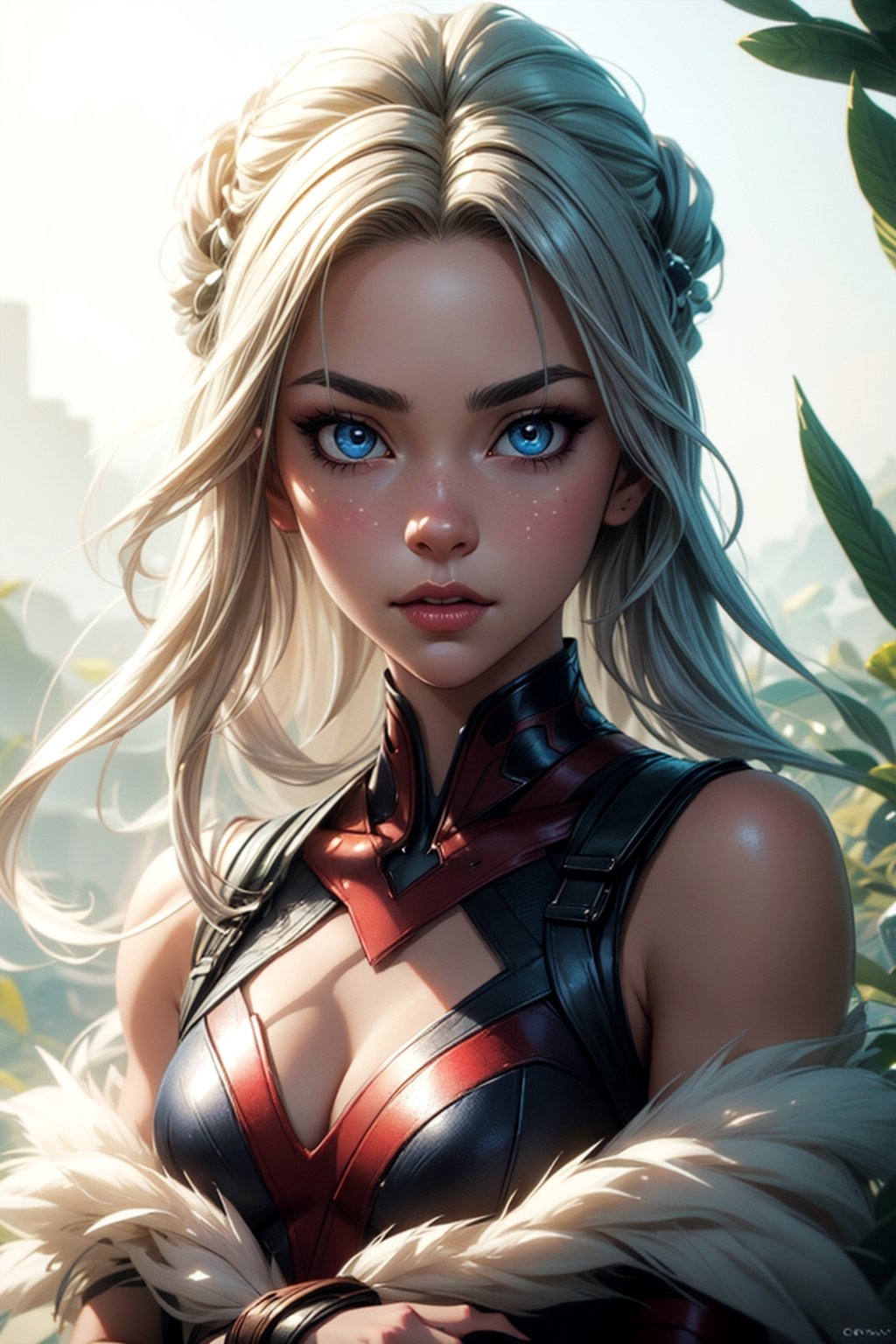Design a compelling female superhero character with a unique backstory,  extraordinary powers related to nature manipulati...