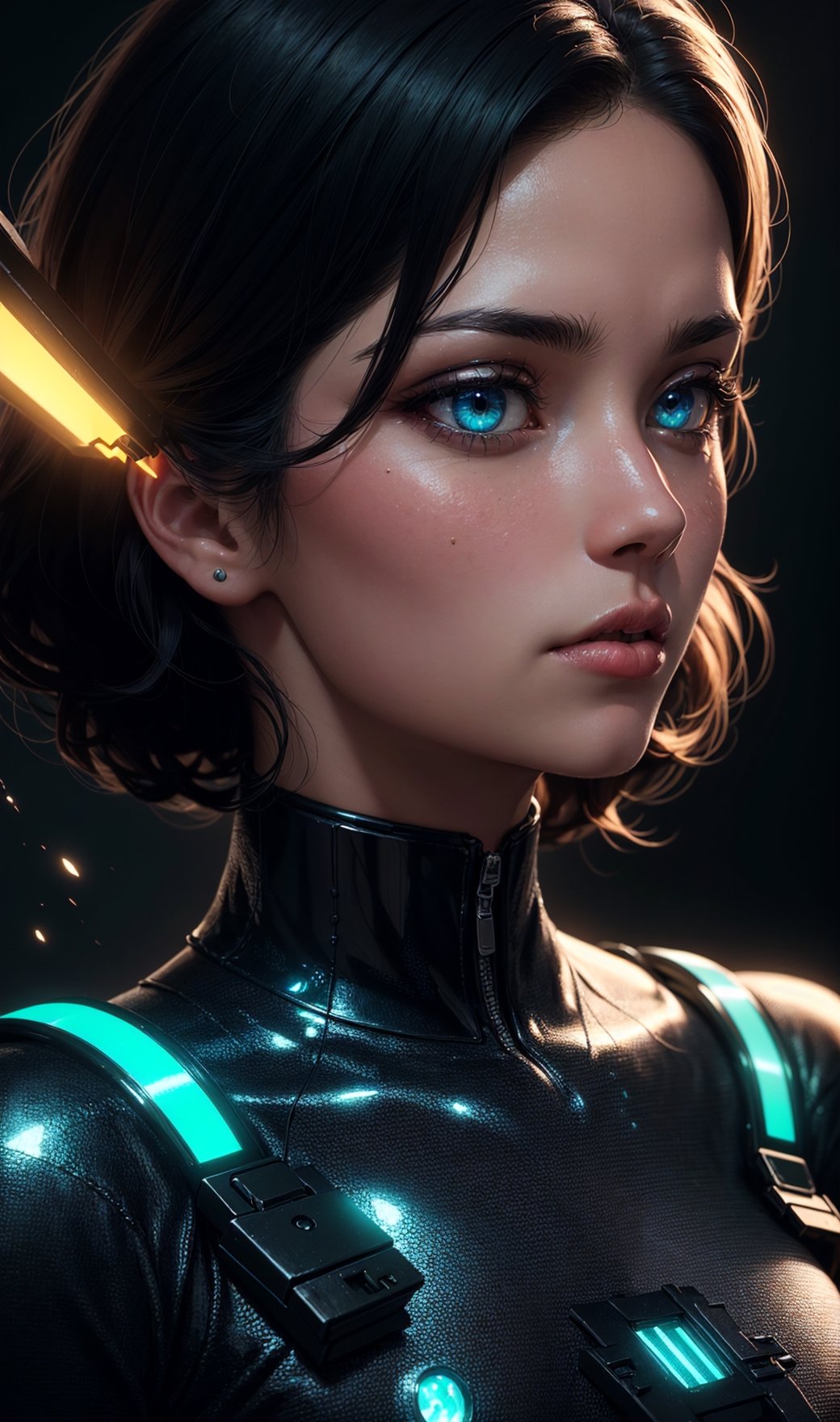 sci fi character art,  cool artwork,  futuristic style by Keith on Tensor.Art