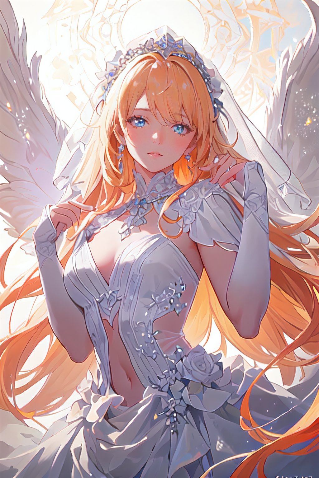 Story,  sparkling beautiful eyes,  blonde hair by ArtAIAlchemy on Tensor.Art