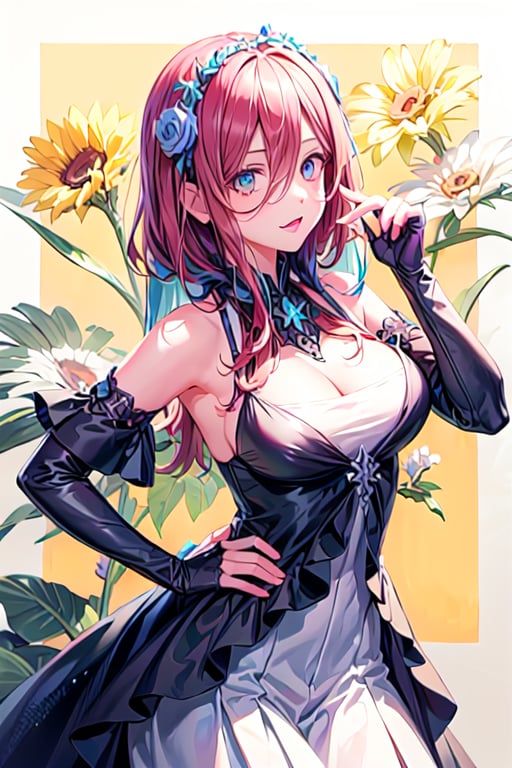 woman,  flower dress,  colorful by ArtAIAlchemy on Tensor.Art