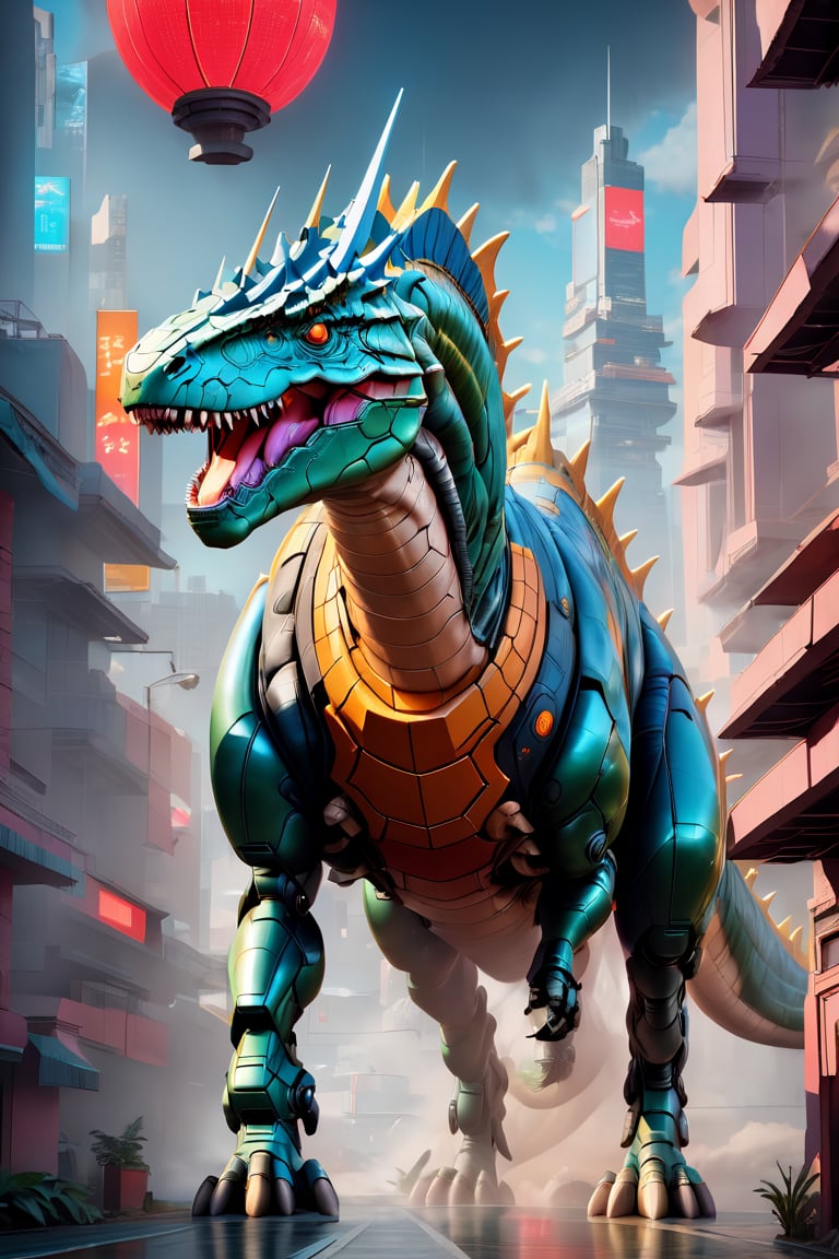 angraSDXL10_v22Craft an exquisite,  high-resolution 4K masterpiece Mech Dinosaurs Robot cyborg Jurrasic Park,  Detailed by...