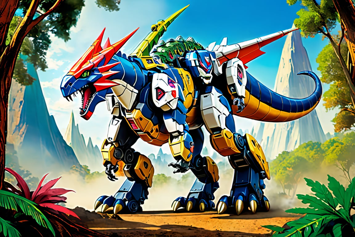 Mech Dinosaurs VOltron Beastwars Jurrasic Park by nalisten on Tensor.Art