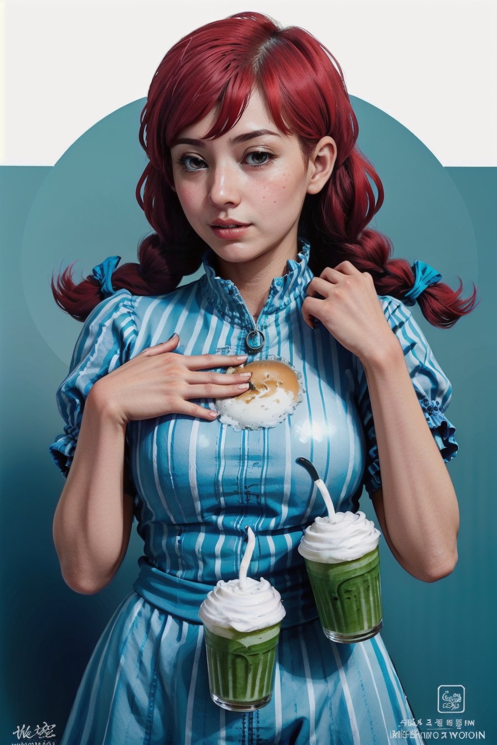 Protrait, photograph, androgynous hunnuman, oval jaw, delicate features, beautiful face, dreadlocked hair, long bangs, long ponytail, bright blue-green eyes, hindu art, Korean,meme_iced_latte_with_breast_milk_ownwaif,NarutoHeadband,SaltBaeMeme,wendyswaifu