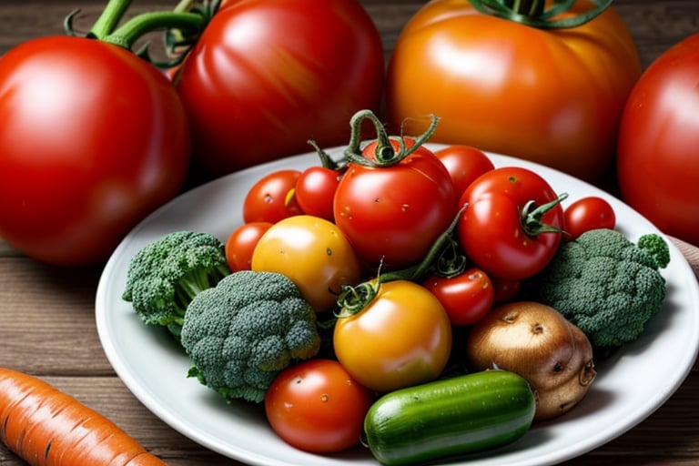 sports event where vegetables like tomato,  carrot,  potato by SimX0791 on Tensor.Art