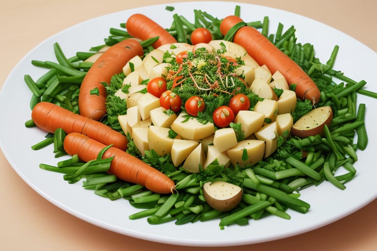 olympics made of vegetables,  tomato,  carrot by SimX0791 on Tensor.Art