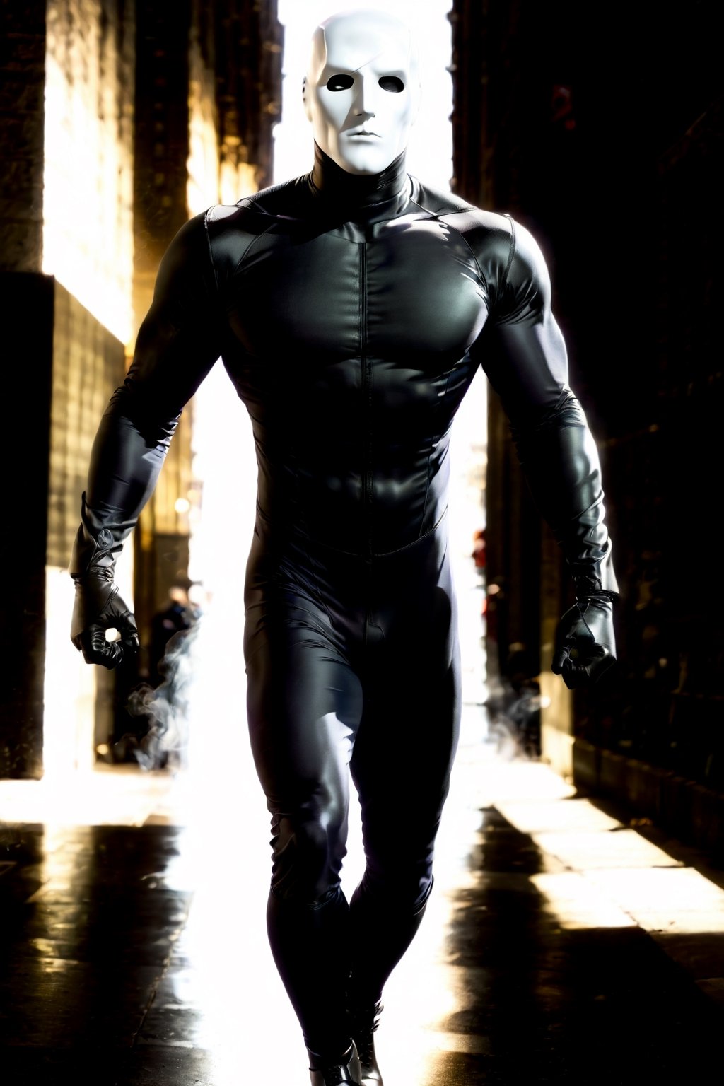 The Phantom, The Ghost Who Walks, first superhero, tight suit, athletic, mask. 