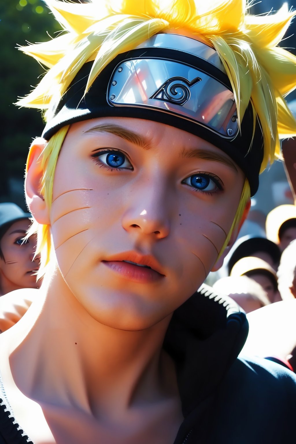 uzumaki naruto,photorealistic