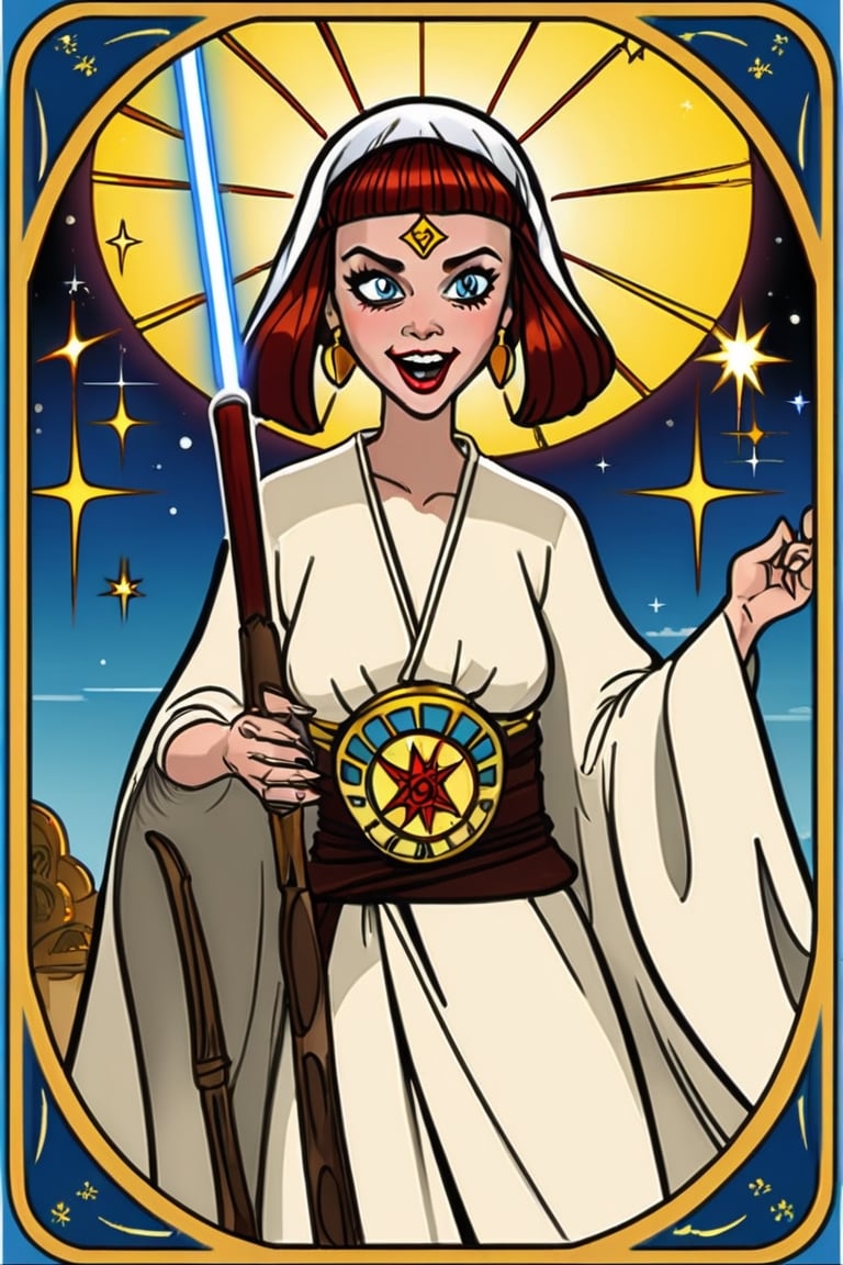 I went to MAdam MyARse and she took me a tarot card "You will die!" she said. I laugh. She laughs, then puffs hard her jedi electro-baton