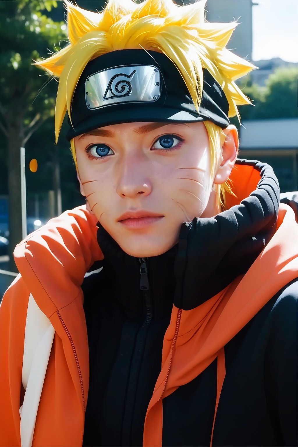 uzumaki naruto,photorealistic