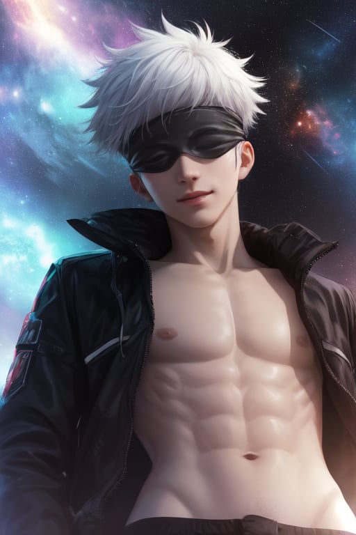 1boy,  adult,  satoru gojo by JenssenArt on Tensor.Art