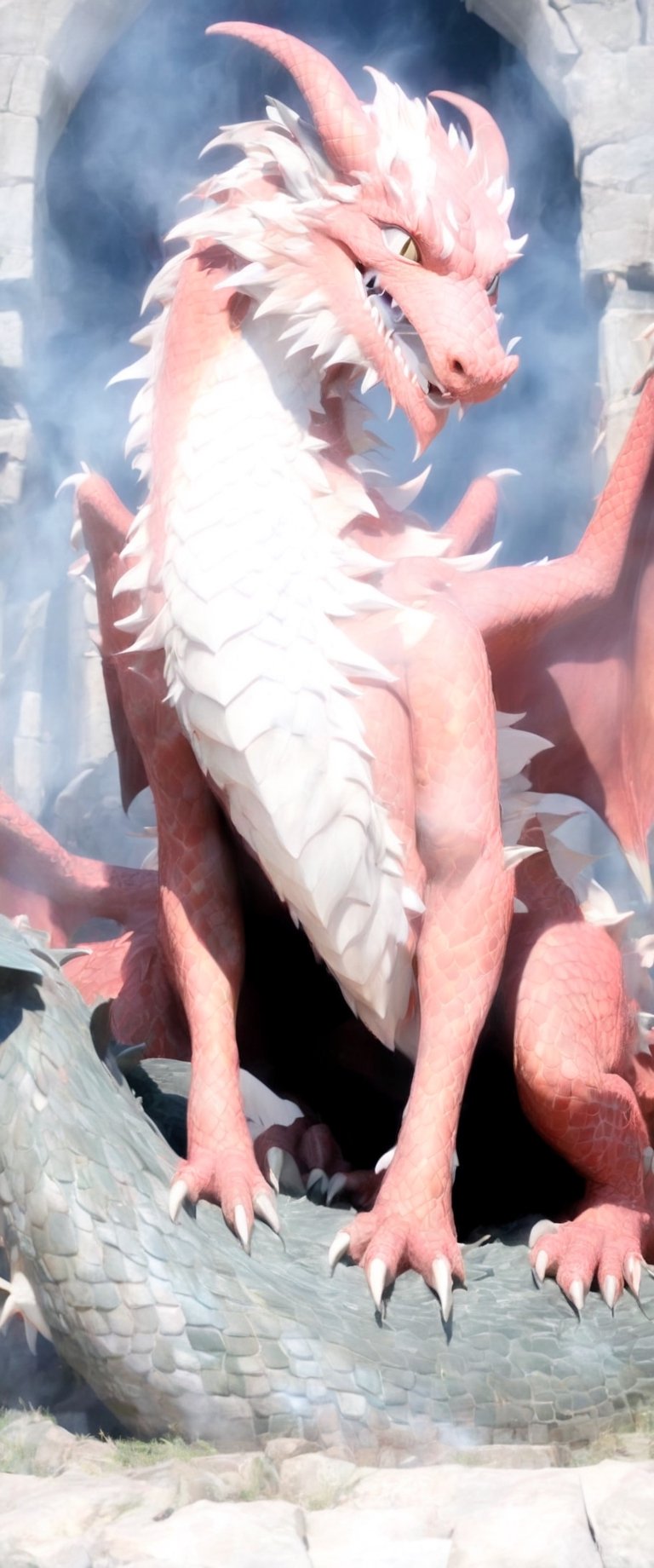 Deception of a medival dragon salyer. darl,  raw by ctmaker on Tensor.Art