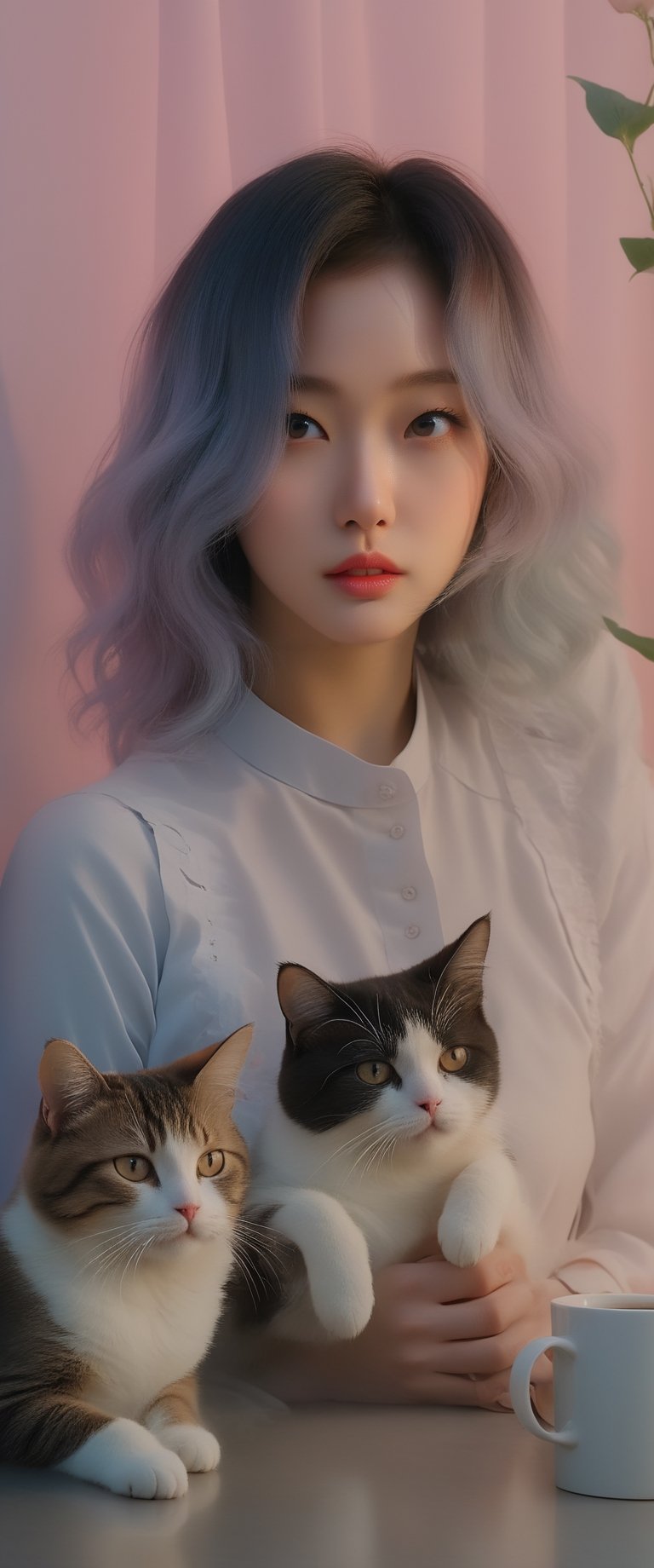 Realist portrait of a deception of ( breathtaking ethereal RAW photo of female ((extremely realistic photo)),  (profession...