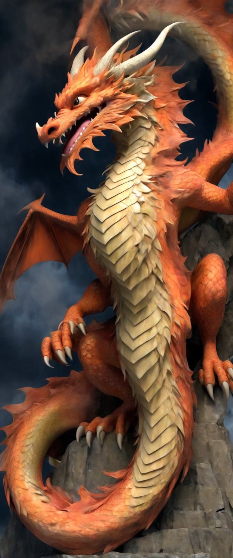 Deception of a medival dragon salyer. darl,  raw by ctmaker on Tensor.Art