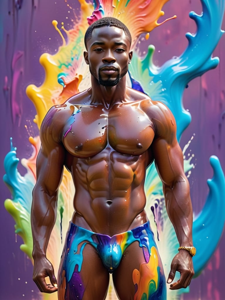 masterpiece,  best quality,  ((( stunningly handsome african man))) by aswad1 on Tensor.Art