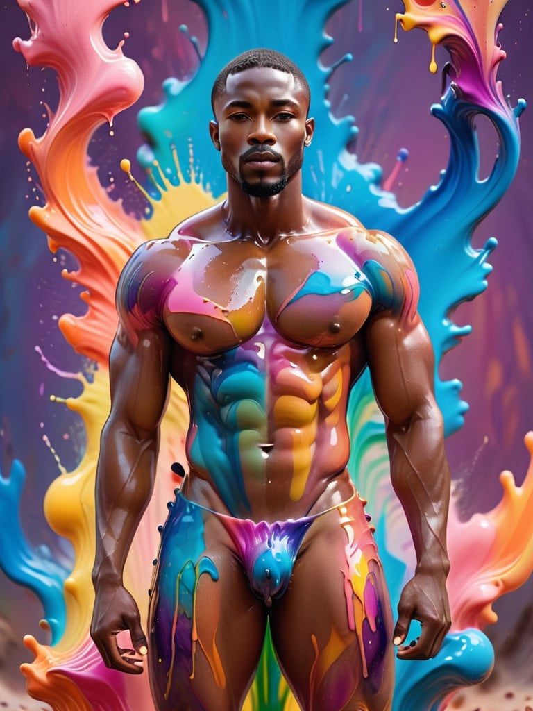 masterpiece,  best quality,  ((( stunningly handsome african man))) by aswad1 on Tensor.Art