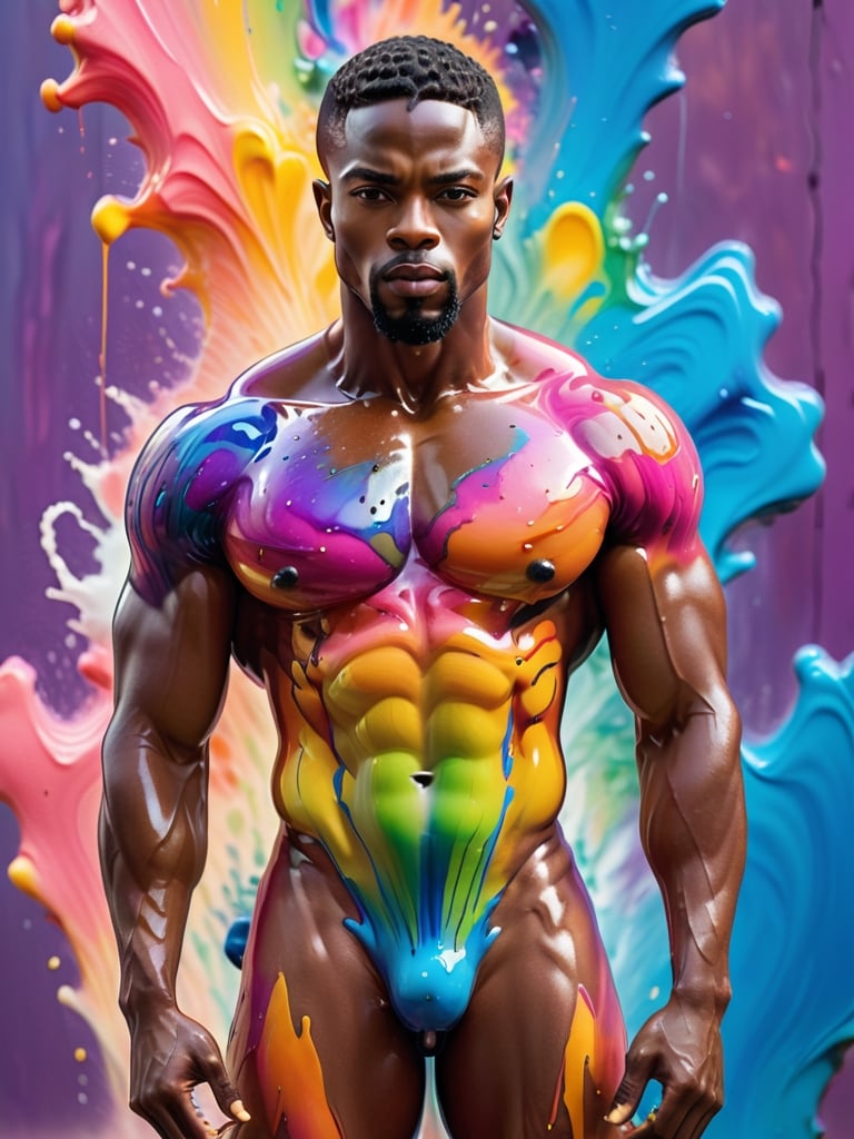 masterpiece,  best quality,  ((( stunningly handsome african american man))) by aswad1 on Tensor.Art