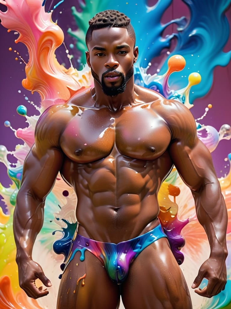 masterpiece,  best quality,  ((( stunningly handsome african american man))) by aswad1 on Tensor.Art