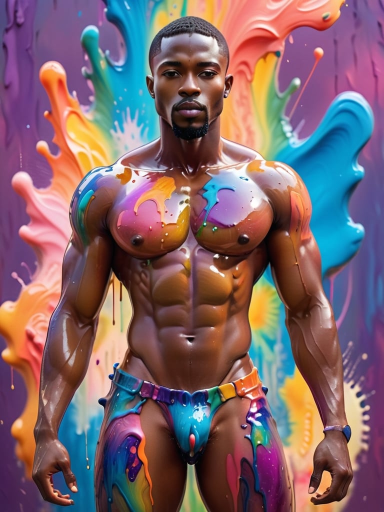 masterpiece,  best quality,  ((( stunningly handsome african man))) by aswad1 on Tensor.Art