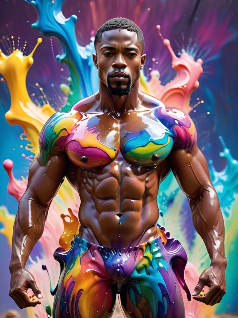 masterpiece,  best quality,  ((( stunningly handsome african american man))) by aswad1 on Tensor.Art