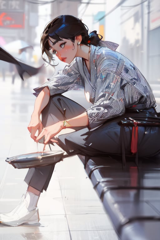 realistic style at CGSociety by WLOP,ilya kuvshinov,krenz cushart,Greg Rutkowski,trending on artstation.Zbrush sculpt colored,Octane render in Maya,Houdini VFX.Close-up realistic sexy Japanese J-Pop idol AV actress girl face,expressing joy,silky hair, deep eyes.Oil painting.Cinematic dramatic atmosphere,sharp focus,soft volumetric studio lighting. big breast, naked, 