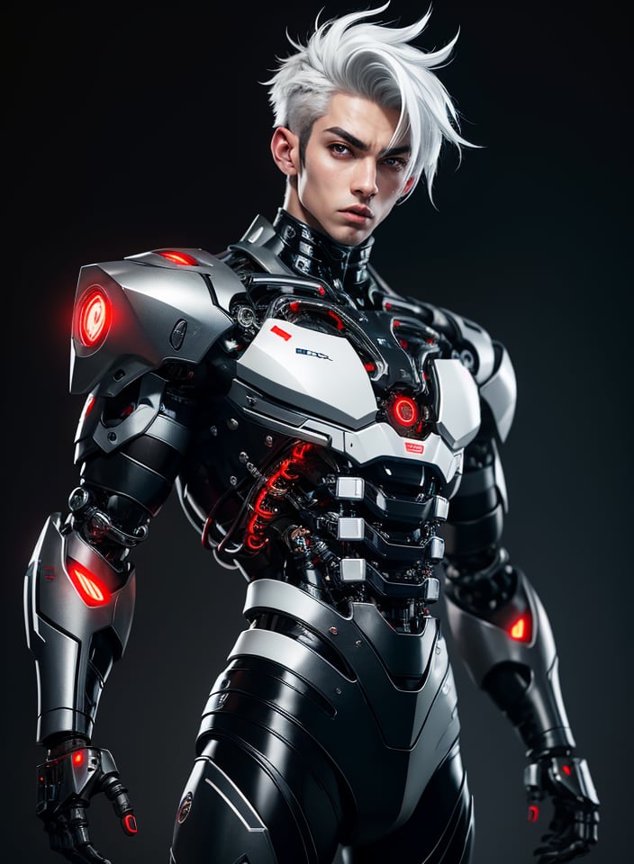 1male,  nijistyle,  full body of cyborg male by yag_yag_ai on Tensor.Art