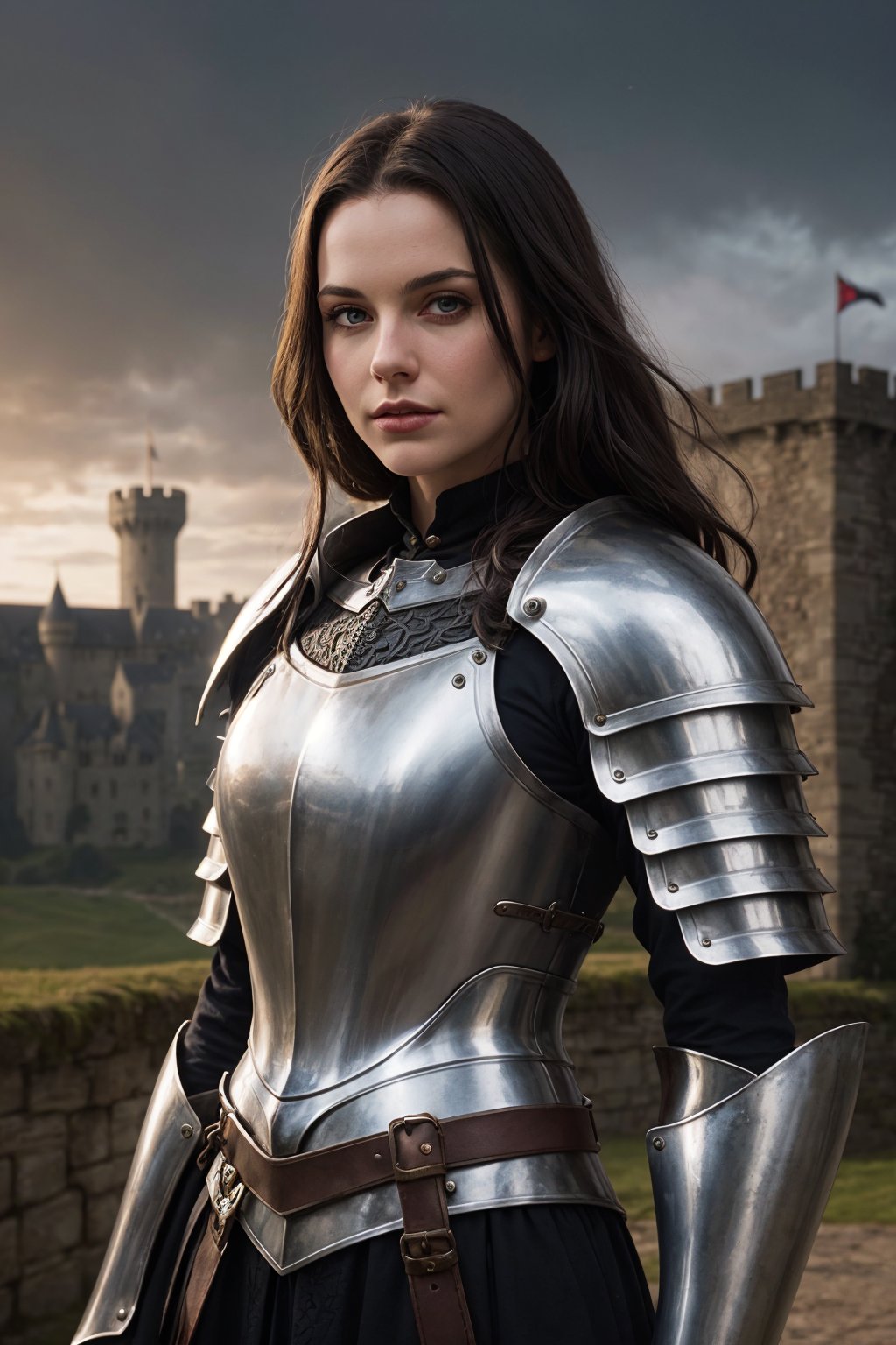1woman,  Knight,  Armour by Rie on Tensor.Art