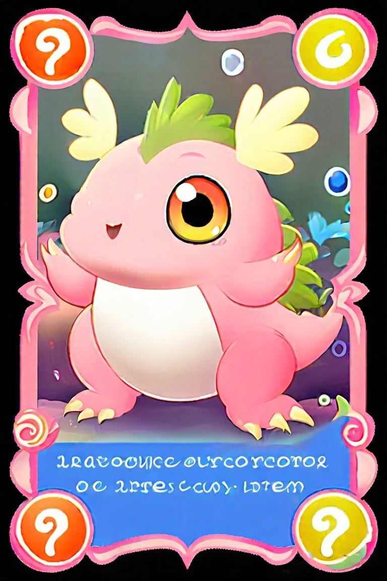 card game, monster cute, borders