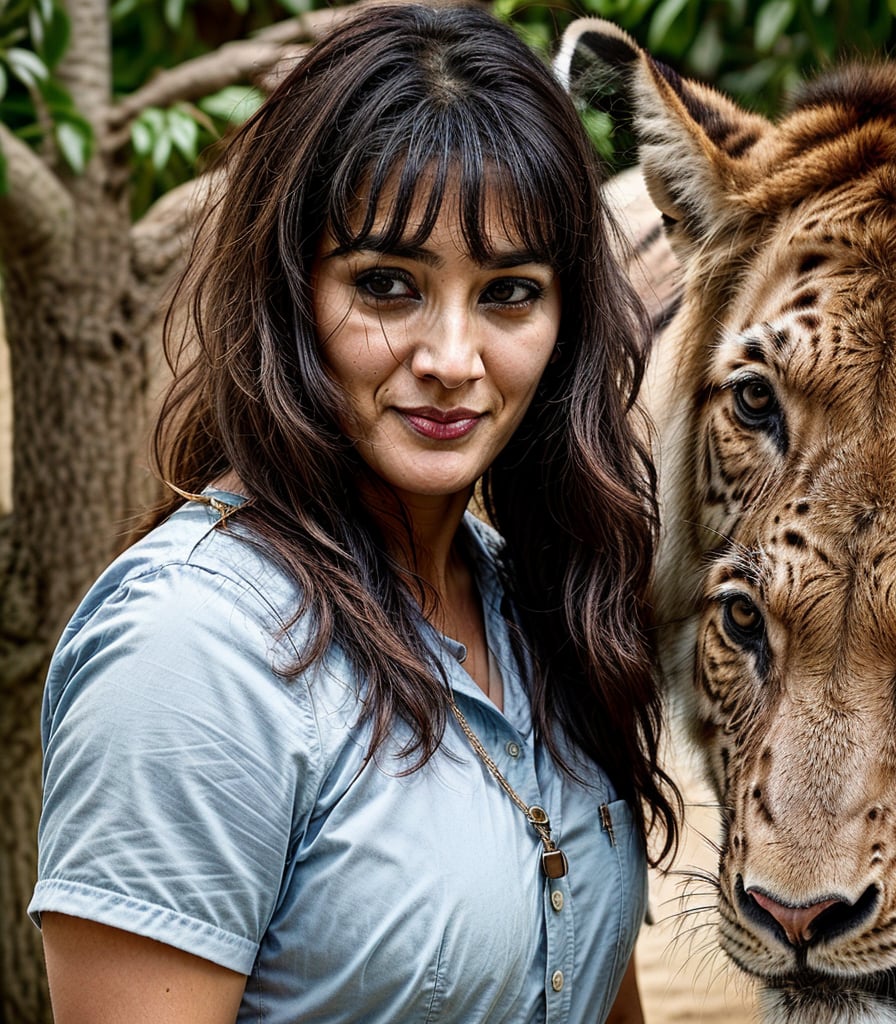 30 years old woman ,  zoo keeper by jennifer on Tensor.Art