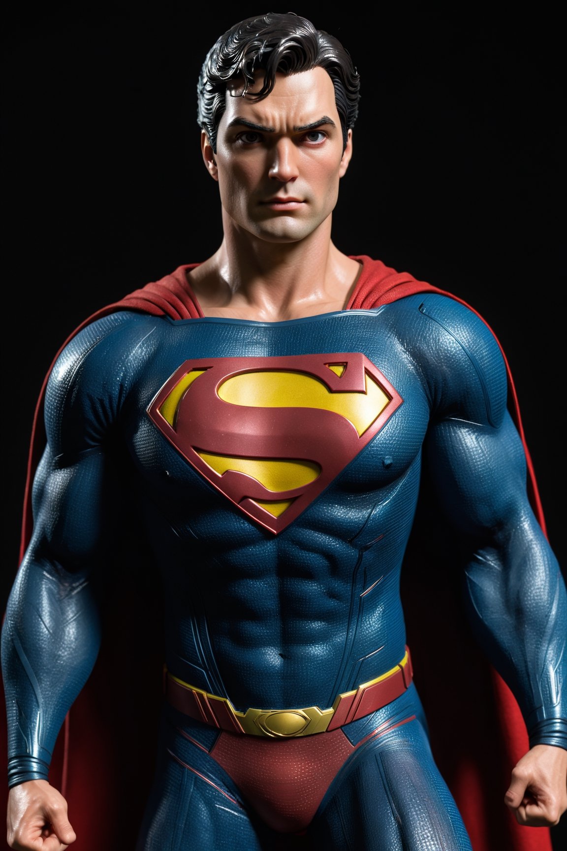 (masterpiece, top quality, best quality, (superman of DC:1.2), ((full body)), light eyes, extreme detailed, (short hair in motion :1.1), ((full body)), colorful, highest detailed,