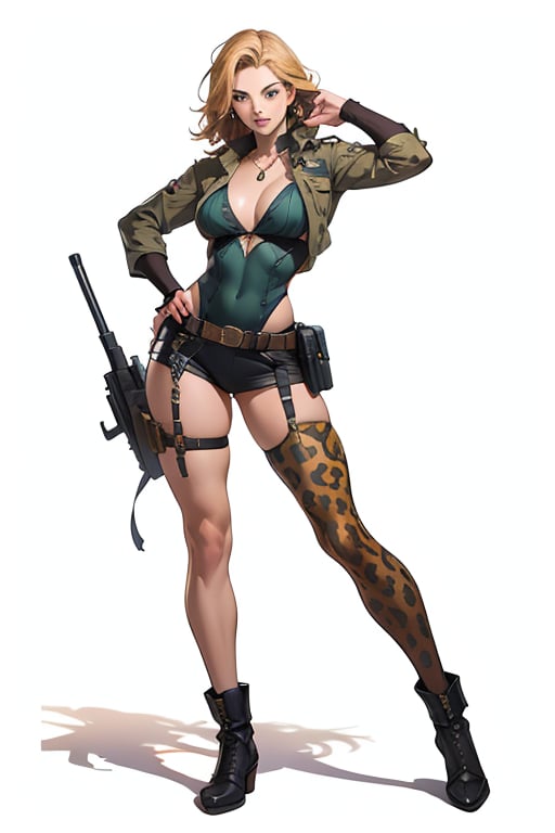 uma mulher com uma arma e um biquíni com estampa de leopardo, biquíni + equipamento militar esfarrapado, mulher das cavernas, no estilo travis charest, Estilo Travis Charest, protagonista feminina, Mulher Doc Savage, inspirado em Clyde Caldwell, biquíni-armadura, mulher bárbara, armadura de biquíni, gigachade fêmea, Joe Unha, David Finch •, inspirado por Rob Liefeld