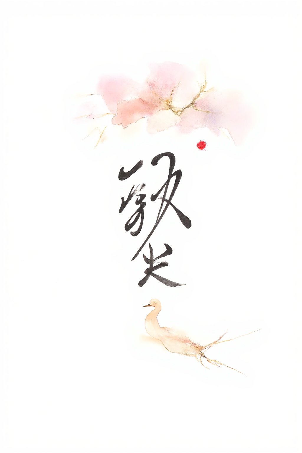 (masterpiece, high quality) a feminine artist signature, delicately signing its art. Signature on white background. Signature writing the letters "Yua Tsumugi". Beautiful and delicate writing