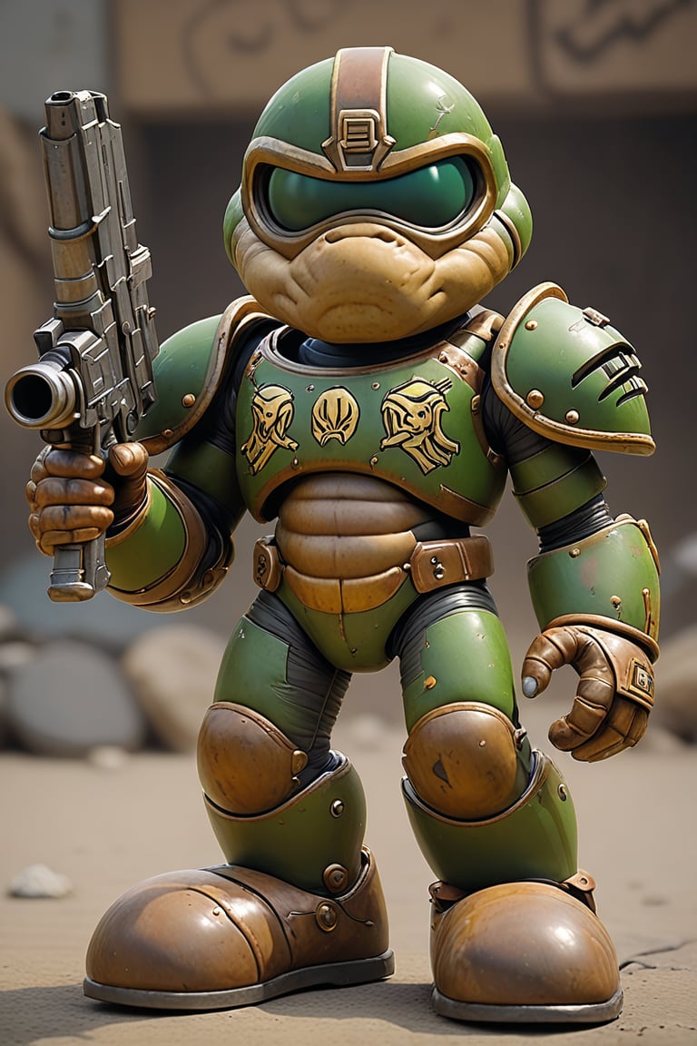 clmnt wearing a doomguy armor. clemente character . DCIM photo