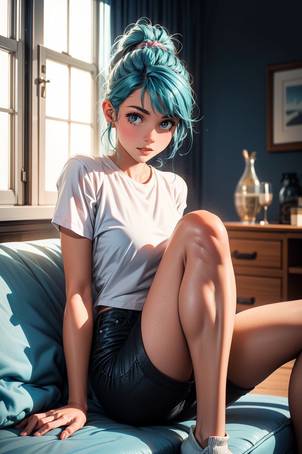 1girl,  tight,  sitting by angeldrk on Tensor.Art
