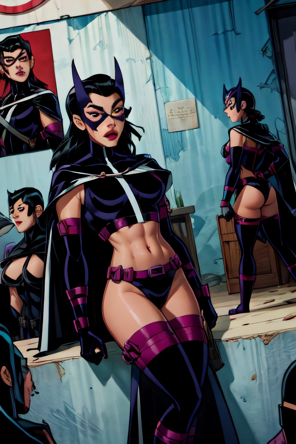 birds_of_prey bondage dc huntress huntress_(dc_comics) slavetrader tagme by paradox on Tensor.Art