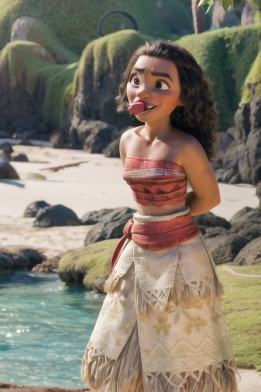 bondage disney disney_princess gag gagged moana moana_waialiki sneakattack1221 by paradox on Tensor.Art