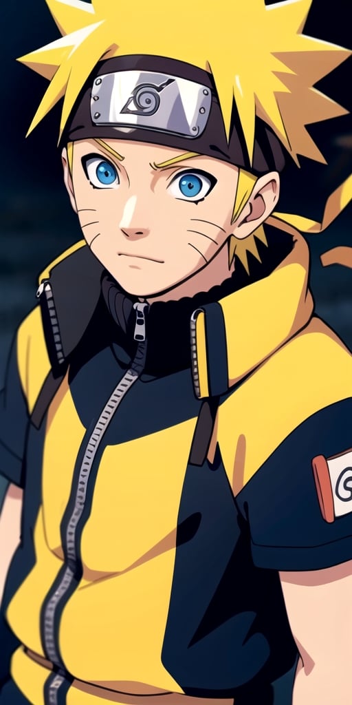 wear the naruto uzumaki costume,yellow hair,blue eyes,kawaii,chibi inset,tiny girl,japanese,naruto,not tied,blue Eyes ,there is a hint of yellow under his hair,uzumaki naruto