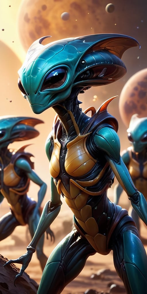 A swarm of tiny,  insectoid aliens that strip entire planets of their resources. Individually,  they are weak by Caption M...