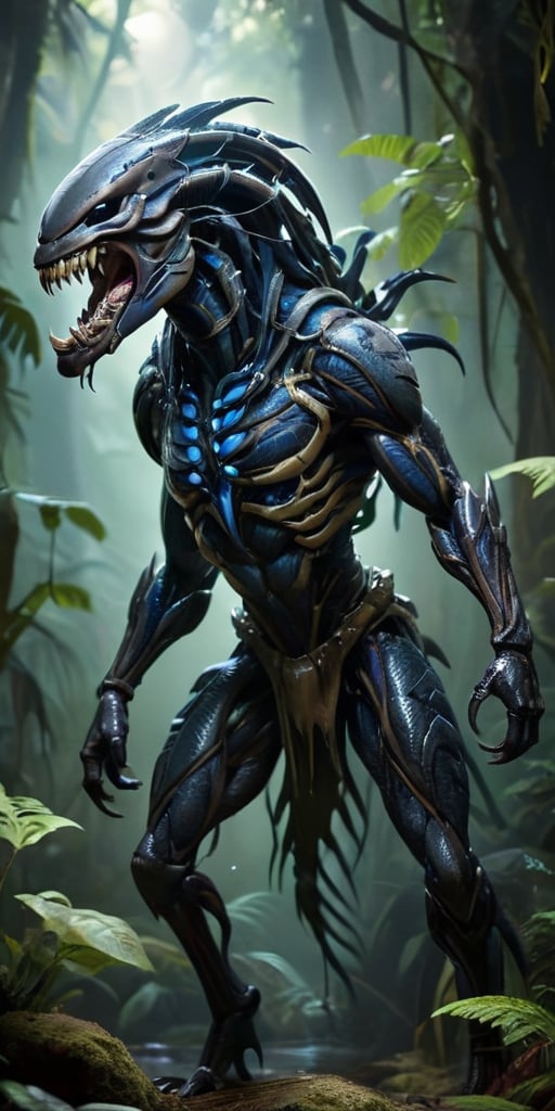 Nightmare Predator A creature with the body of a quadruped,  but its limbs end in clawed,  hand-like appendages. Its elong...