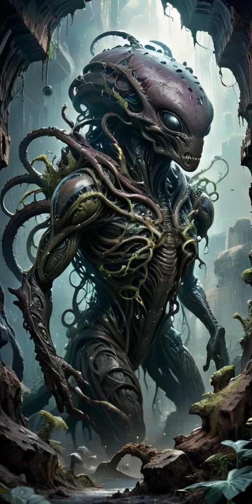 Cosmic Abomination A bloated,  amorphous mass covered in writhing tendrils and eyes. Its surface is a patchwork of alien h...
