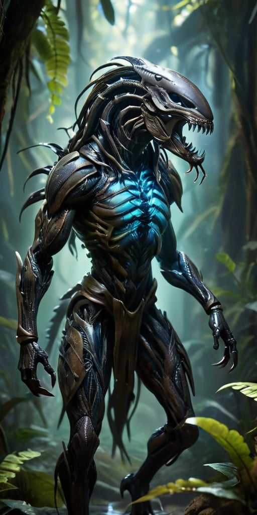 Nightmare Predator A creature with the body of a quadruped,  but its limbs end in clawed,  hand-like appendages. Its elong...