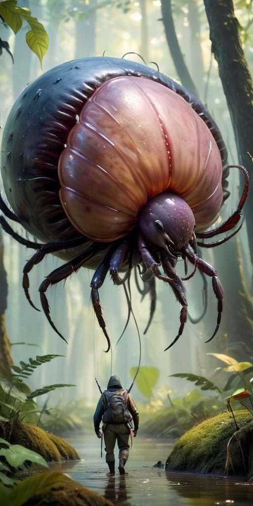 A creature with a body that resembles a massive,  bloated tick. It attaches itself to its prey and drains them of their bo...
