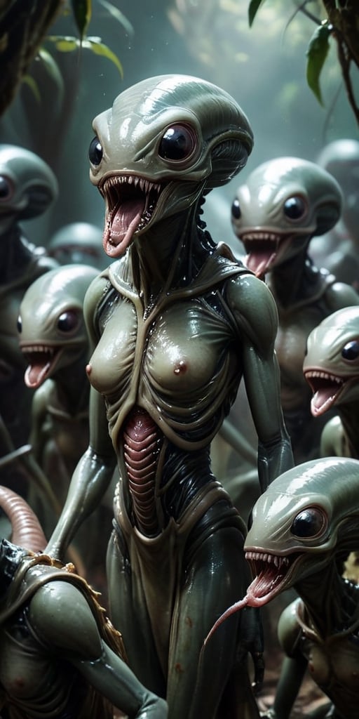 A group of parasitic aliens that infect their hosts and use them as puppets. The aliens resemble slimy,  worm-like creatur...