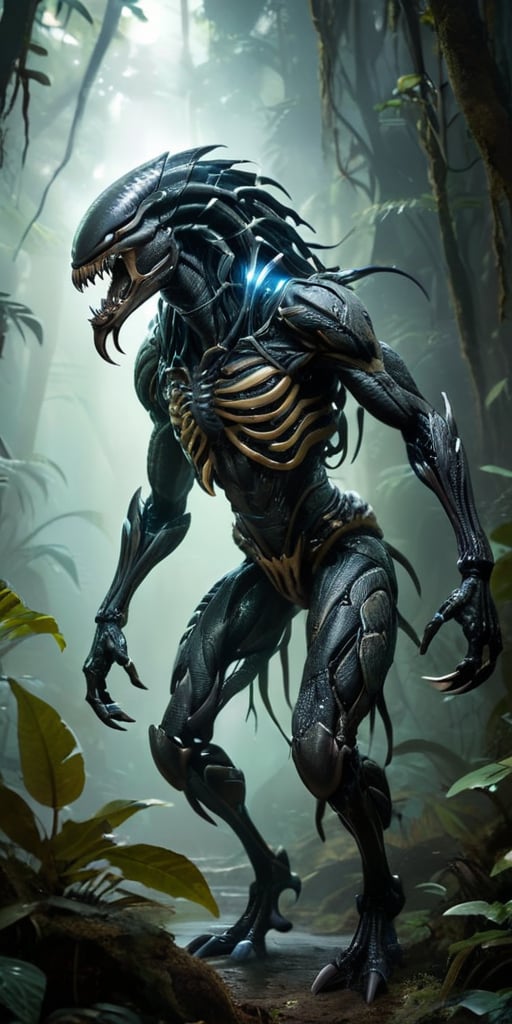Nightmare Predator A creature with the body of a quadruped,  but its limbs end in clawed,  hand-like appendages. Its elong...