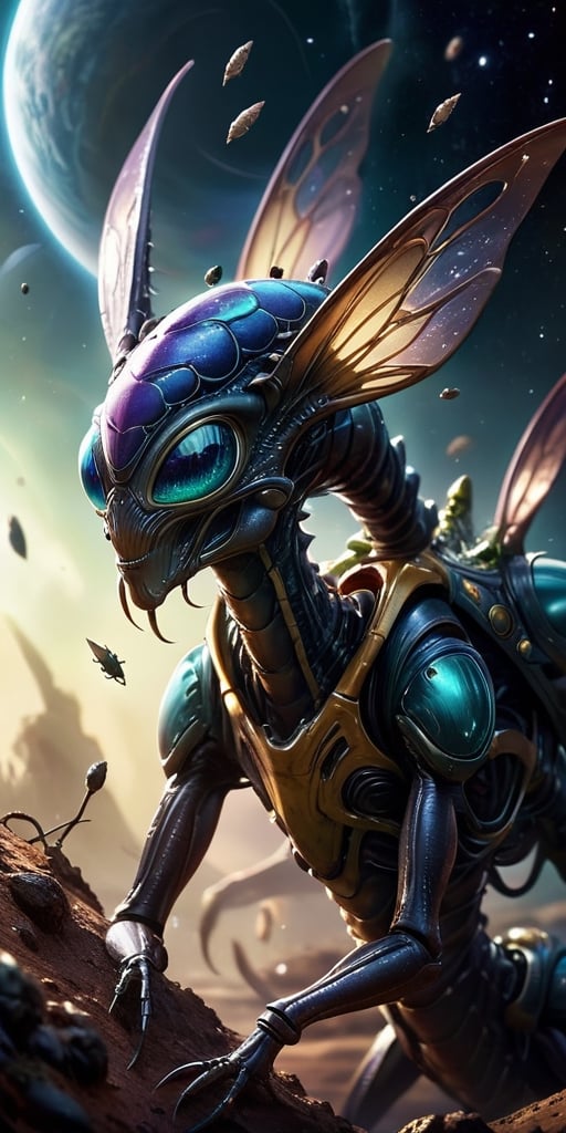 A swarm of tiny,  insectoid aliens that strip entire planets of their resources. Individually,  they are weak by Caption M...