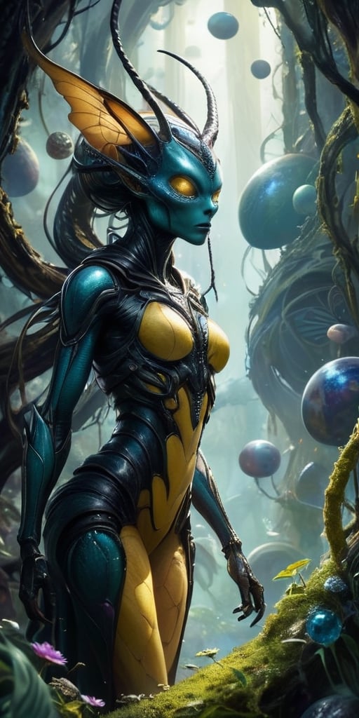 A hive of insectoid aliens that infest entire planets. They build towering nests that stretch into the sky,  and their que...