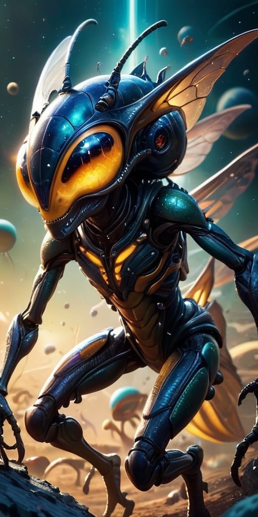 A swarm of tiny,  insectoid aliens that strip entire planets of their resources. Individually,  they are weak by Caption M...
