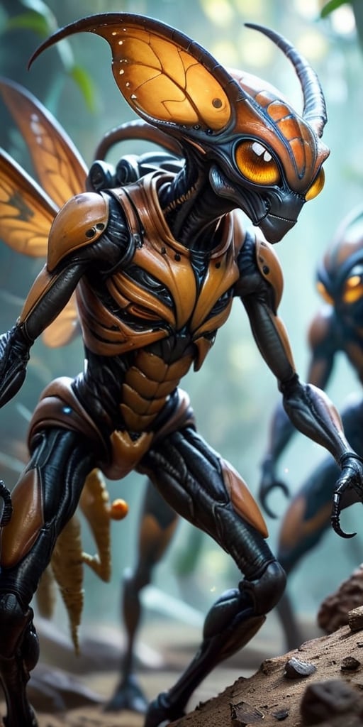 A swarm of tiny,  insectoid aliens that strip entire planets of their resources. Individually,  they are weak by Caption M...